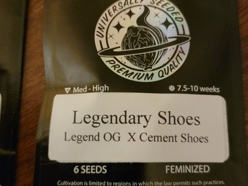 Selling: Legendary Shoes 6pk fems by Universally Seeded