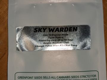 Vente: Sky Warden- Greenpoint Seeds