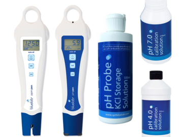 Vente: Bluelab pH + PPM Complete Starter Kit with Storage + Calibration Solution