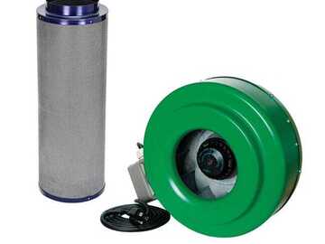 Active Air - 10 Inline Duct Fan + Carbon Filter Combo (10x39)