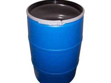 55 Gallon Blue Barrel with Lid - Food Grade