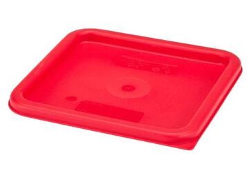 Sell: Cambro Square Food Storage lid for 8 Quart-Red