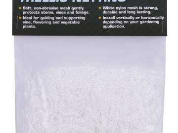 Sell: Grower's Edge Soft Mesh Trellis Netting 5 ft x 15 ft w/ 6 in Squares