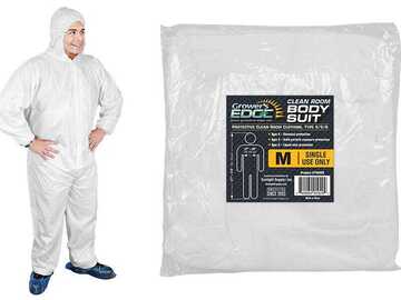Vente: Grower's Edge BodyGuard Tyvek Clean Room Suit with Hood