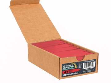 Grower's Edge Plant Stake Labels - Red - 1000