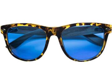 Summer Blues Optics - Tortoise Frames, Light Bamboo Arms | HPS