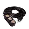 Sell: 240 Volt 12 ft Extension Cord w/ 3 Outlet Power Strip - 14 Gauge