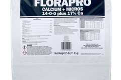 General Hydroponics FloraPro Calcium + Micros Soluble 14-0-0 + 17% Ca - 25 lb Bag