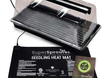 Vente: Super Sprouter Premium Germination & Propagation Kit w/ 7 in Dome & T5 Light