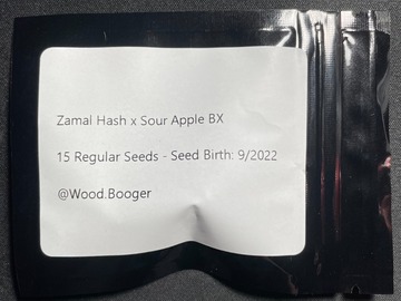 Sell: Zamal Hash x Sour Apple BX (15 Regular Seeds)