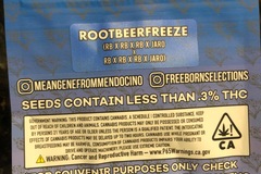 Vente: Root beer freeze