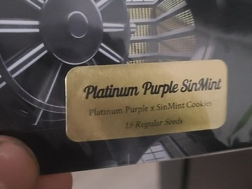 Very rare platinum purple sin mint by sin city