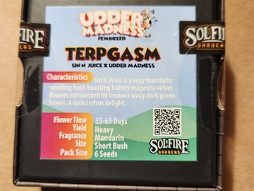 Sell: Terpgasm by Solfire Gardens