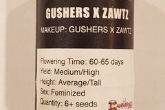 Vente: Cannarado - Gushers x Zawtz
