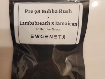 Auction: Auction - Pre 98 Bubba Kush CBD x Lambsbreath x Jamaican