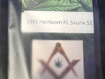 Sell: 1981 Heirloom FL Skunk S1 (6 fem seeds per pack)