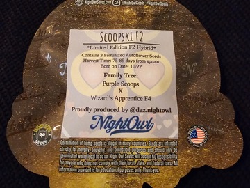 Sell: Night Owl Seeds Scoopski F2 5 pack