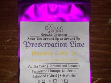 Vente: Banana Cake S1 10-Pack - Feminized Photoperiod