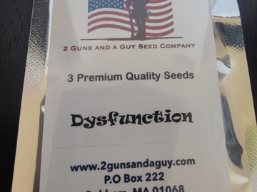 Sell: 2 Guns and a Guy Seed Co - Dysfunction 3 pack