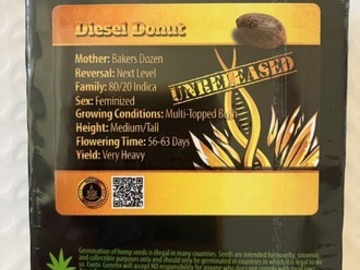 Auction: (AUCTION) Diesel Donut from Exotic Genetix