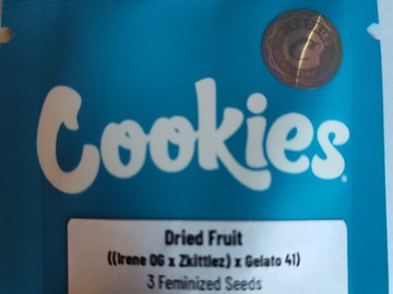 Subastas: "Cookies" Dried Fruit