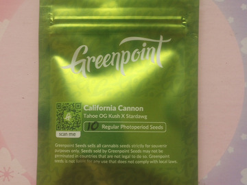 Vente: California Cannon - Greenpoint Seeds