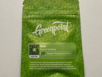 Sell: Greenpoint Seeds - D o t z (Runtz x Stardawg)