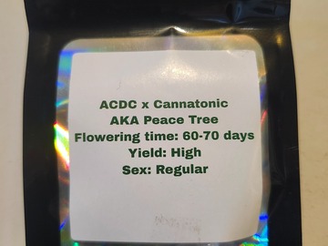 Vente: ACDC x Cannatonic - 10 Regular Seeds