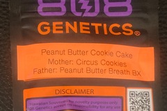 Venta: Peanut Butter Cookie Cake - 808 Genetics