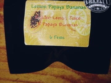 Sell: Crockett Family Farms fems: Lemon Papaya Bananas Fems