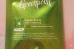 Subastas: *Auction* Copper Chem - Greenpoint Seeds