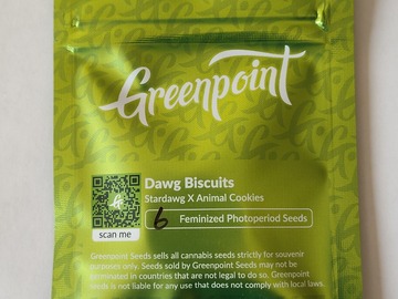 Subastas: Green Point Seeds- Dawg Biscuit