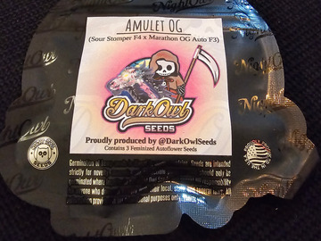 Vente: Night Owl Seeds Amulet OG 3 pack