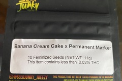 Vente: Banana cream cake x permanent marker - seed junky