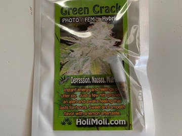 Venta: 6 FEMINIZED GREEN CRACK SEEDS