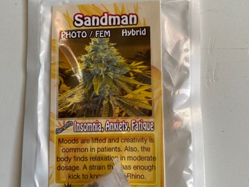 Sell: 6 FEMINIZED SANDMAN SEEDS