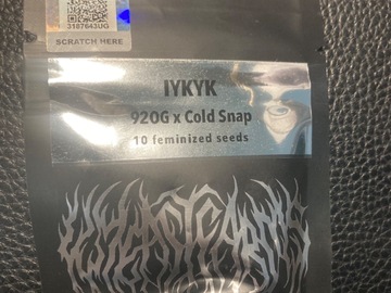 Sell: IYKYK (92 OG x Cold Snap) - Wyeast