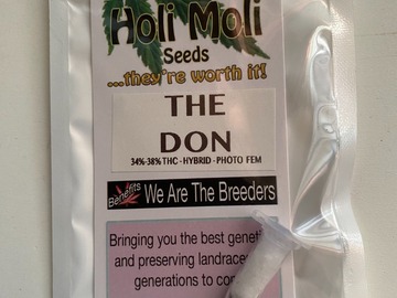 Venta: 6 FEMINIZED THE DON SEEDS