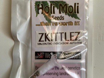 Sell: 6 FEMINIZED ZKITTLEZ AUTOFLOWER SEEDS