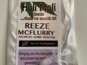 Venta: 6 FEMINIZED REEZE MCFLURRY SEEDS