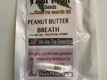 Sell: 6 FEMINIZED PEANUT BUTTER BREATH SEEDS