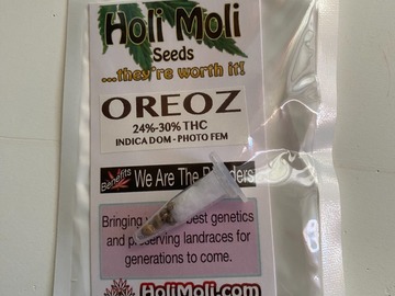 Sell: 6 FEMINIZED OREOZ SEEDS