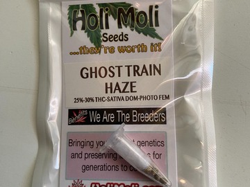 Venta: 6 FEMINIZED GHOST TRAIN HAZE SEEDS