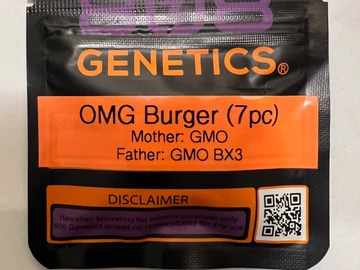 Sell: OMG Burger, 808 Genetics - GMO X GMO Bx3 - 7 Regs