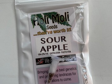 Vente: 6 FEMINIZED SOUR APPLE SEEDS