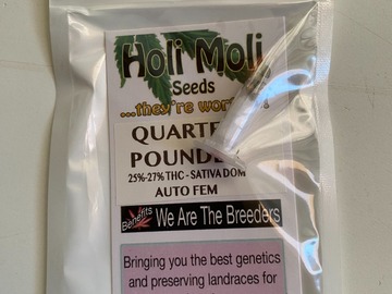 Sale: ON SALE NOW!!! 6 FEMINIZED QUARTER POUNDER AUTOFLOWER SEEDS