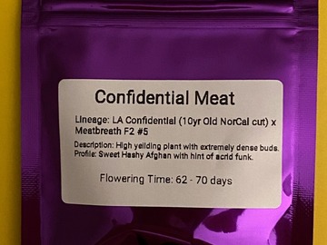 Vente: Eclectic Elegance - Confidential Meat