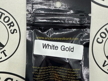 Sale: Archive Seed Bank : White Gold