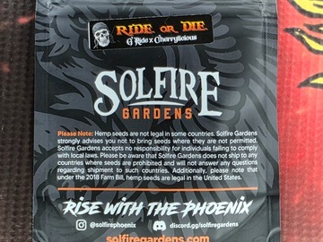 Sale: Ride or Die from Solfire Gardens