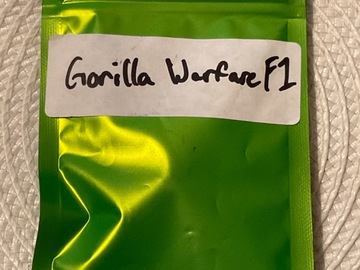 Sale: GORILLA WARFARE F1